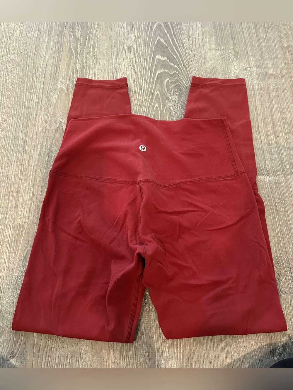 Lululemon red align leggings size 6